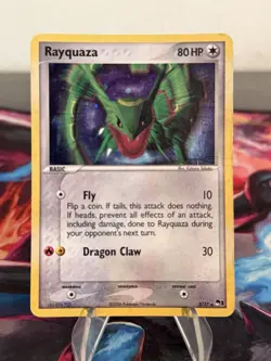 2006 Rayquaza - 3/17 - Holo Rare Promo Pokemon Pop Series 1 Pokemon TCG Card - Image 1