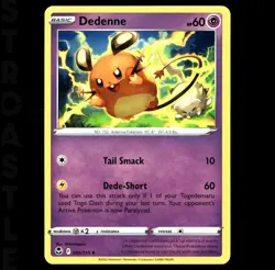 Dedenne 067/172 Swsh09: Brilliant Stars - Common - Pokémon Card TCG - Image 1