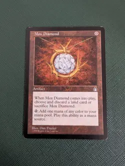 Mox Diamond Stronghold Regular MTG Reserved List - Image 1