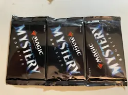 3 Packs / MYSTERY BOOSTER (Retail) / Sealed / MTG / Unsearched Booster Packs - Image 1