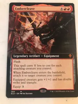 Embercleave (Extended Art) Throne of Eldraine Regular - Image 1