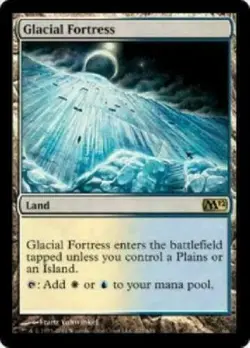 mtg magic 2012 m12 glacial fortress ENGLISH forteresse glaciaire - Image 1