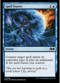 Spell Stutter (Foil) 69 MTG NM - Wilds of Eldraine - Image 1