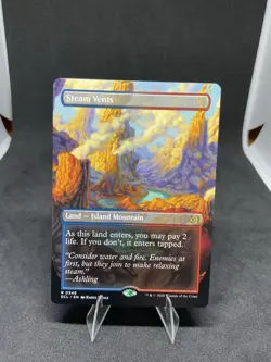 Steam Vents (Borderless) Lorwyn Eclipsed Regular MTG 0348 - Image 1