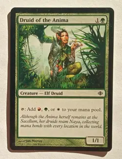 Magic MTG - Druid of the Anima - Shards of Alara - NM - Image 1