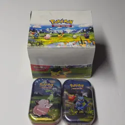 Pokemon ME: Ascended Heros Mini Tin Lot 12 Brand New Factor Sealed Tins - Image 1