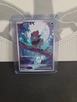 Pokemon Zorua 142/086 Sv: White Flare Illustration Rare Holo English - Image 1