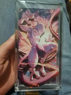 Pokemon Mewtwo Shadow Box Fant Art!!!!! - Image 1