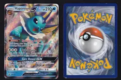 Vaporeon GX - SM172 Holo Promo Sun & Moon Promo Pokemon MP - Image 3