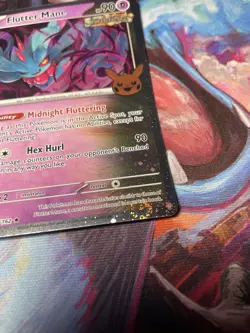 Flutter Mane 078/162 SWIRL Trick or Trade BOOster Cosmos Holo NM Pokemon 2024 - Image 2