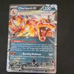 Pokemon Charizard ex 161 Scarlet & Violet Promo Holo Card 2023 English TCG - Image 1