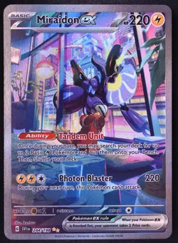 Miraidon ex 244/198 - Pokemon Scarlet & Violet Special illustration rare Card - Image 1