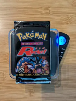 🔥HEAVYU 21 Grams POKEMON TEAM ROCKET 1ST Edition Booster Pack FACTORY SEALED - Image 1
