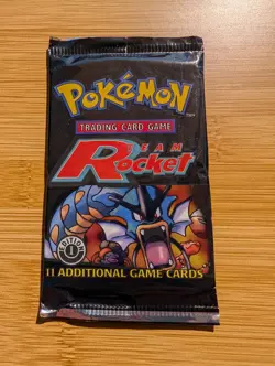 🔥HEAVYU 21 Grams POKEMON TEAM ROCKET 1ST Edition Booster Pack FACTORY SEALED - Image 3