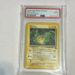 Pokemon Pikachu Black Star Promo #27 PSA 9 Regular 2000 Nintendo English - Image 1