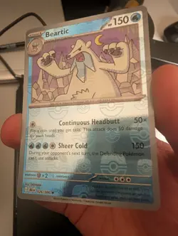 Beartic 026/086 Master Ball Reverse Holo Black Bolt Pokemon Tcg - Image 2