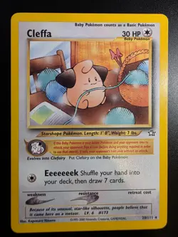 Cleffa 20/111 Neo Genesis Unlimited Rare (EX) Excellent Condition Pokemon TCG - Image 1