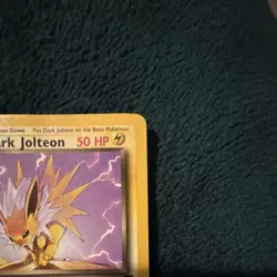 Pokemon TCG Dark Jolteon Team Rocket 50HP 38/82 2000 Regular Rare English - Image 3