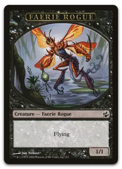 Faerie Rogue Token #2 (LP) Morningtide MOR Magic MTG - Image 1