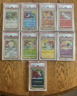 POKEMON Complete Set of 9 Amazing Rare Vivid Voltage Shining Fates PSA 9 + 10 - Image 1