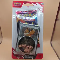 Pokemon TCG Destined Rivals Eevee Promo Checklane Blister Factory Sealed Booster - Image 1