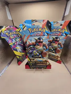 Pokemon TCG Mega Evolution Sleeved Booster Pack Lot of 5 Factory Sealed English - Image 2