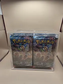 Pokemon TCG S&V Stellar Crown Booster Pack Lot of 10 Packs SEALED - Image 2
