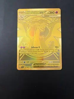 Pokemon Mega Charizard X ex 130/094 Gold HR Phantasmal Flames 2025 - Fresh Pull - Image 1