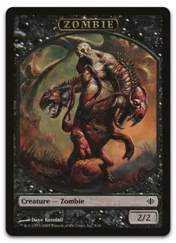 Zombie Token #5 (NM) Shards of Alara ALA Magic MTG - Image 1