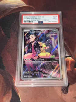 Marnie’s Morpeko Rival Battle Deck Pokemon 206 PSA 9 SV Promo - Image 1