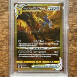 Pokemon 2023 Origin Forme Dialga VSTAR GG68 Gold Secret Rare Crown Zenith PSA 9 - Image 2