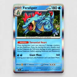 Feraligatr 041/162 Deck Exclusives Holo Rare Pokemon TCG NM - Image 1