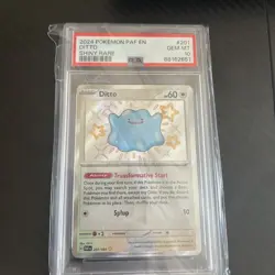 2024 POKEMON PAF EN-PALDEAN FATES SHINY RARE #201 DITTO PSA 10 - Image 1