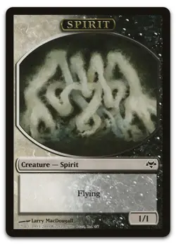 Spirit Token #4 (NM) Eventide EVE Magic MTG - Image 1