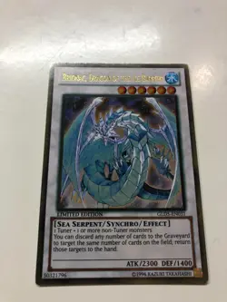 USA Seller Yugioh Brionac, Dragon of the Ice Barrier, GLD5-EN031 VLP / NM - Image 2