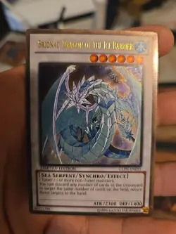 YuGiOh Brionac, Dragon of the Ice Barrier GLD5-EN031 Limited Edition Gold NM - Image 1