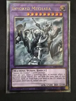 Yu-Gi-Oh! Invoked Mechaba Quarter Century Secret Rare 1st Edition RA04-EN279 - Image 2
