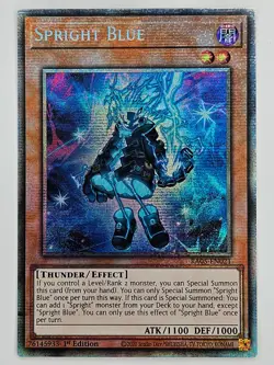YuGiOh Rarity V 5 RA05-EN021 Spright Blue Starlight Rare - Image 1