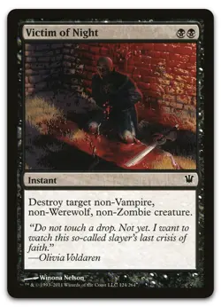 Victim of Night #124 (NM) Innistrad ISD Magic MTG - Image 1