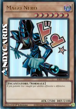 MAGO NERO • (Dark Magician) • Ultra R • RA05 IT083 • 1Ed • Yugioh! • ANDYCARDS - Image 1