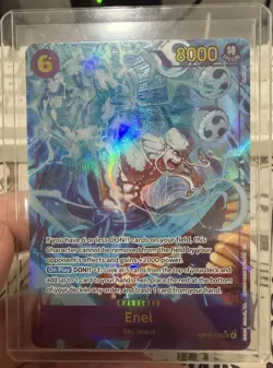 One Piece TCG - Enel (OP15-118) (Alt Art) SEC - Adventure on Kami's Island NM/M - Image 1