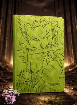 One Piece Roronoa Zoro Laser Engraved Binder/ Made To Order! - Image 1