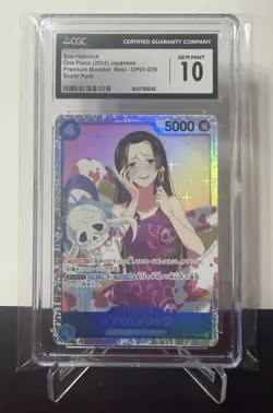 Boa Hancock SR One Piece Romance Dawn 2022 OP01-78 CGC 10 #078 - Image 1