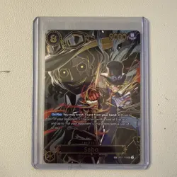 Sabo OP07-118 SP Gold OP13 Alternate Art One Piece Card English | PERFECT - Image 1