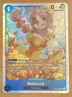 One Piece Rebecca SR OP15-053 English Adventure on Kami’s Island - Image 1
