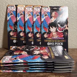 10x One Piece TCG Sleeved Booster Pack Emperors in the New World English 10 Pack - Image 2