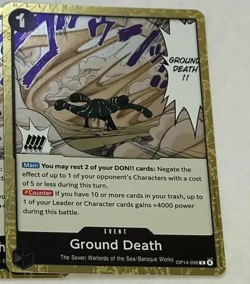 One Piece TCG Ground Death OP14-096 The Azure Sea's Seven Foil Rare - Image 1