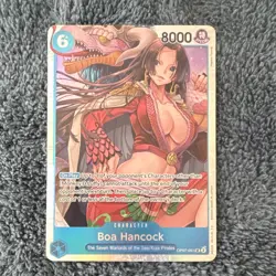 Bandai Boa Hancock OP07-051 OP07 Super Rare Holo 8000 Power One Piece CCG - Image 1