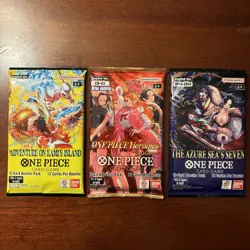 One Piece EB03 OP14 OP15 EB04 Booster Pack Bundle Lot | 3 Packs | NEW | English - Image 1