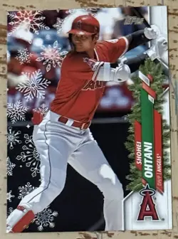 2020 Topps Holiday Shohei Ohtani Base Card!! - Image 1